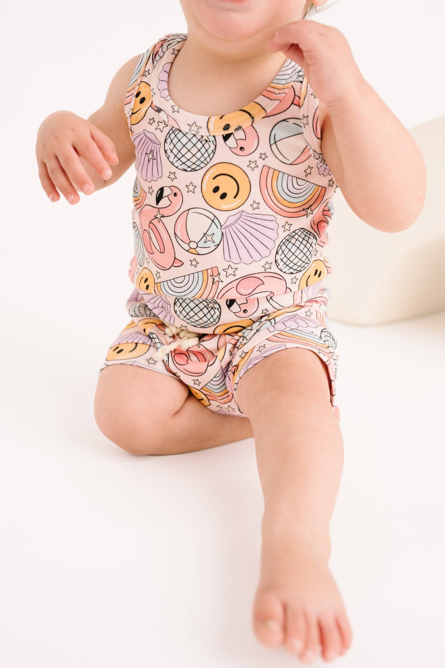Pink Beach Babe Summer Tank Set