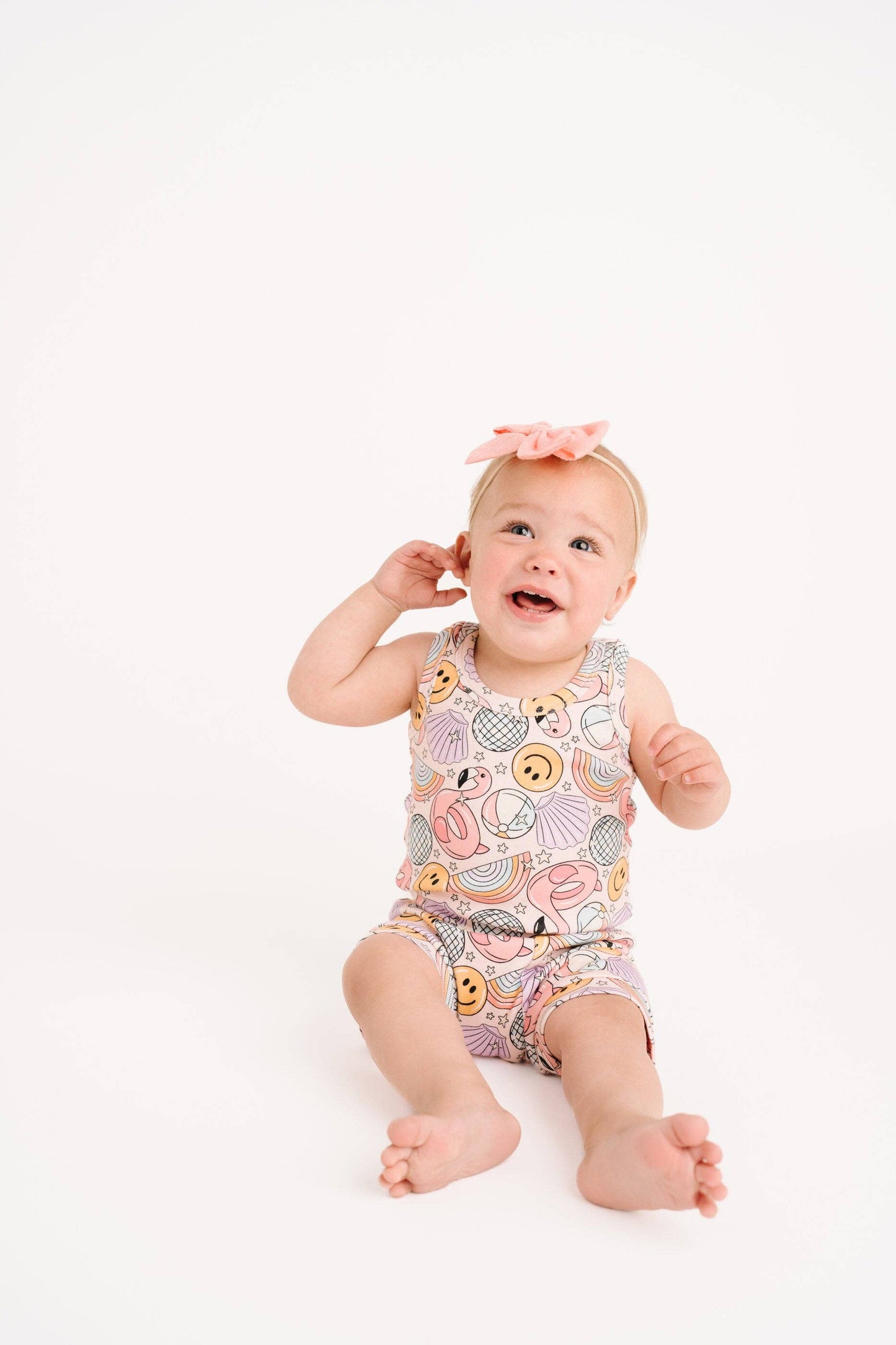 Pink Beach Babe Summer Tank Set
