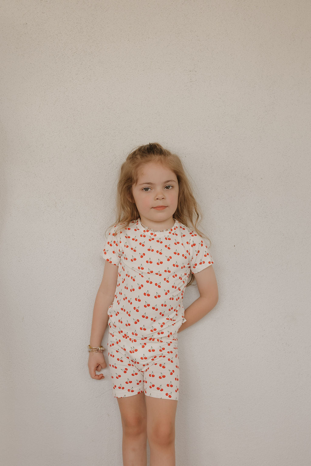 Bamboo Short Set | Sweetheart Cherries