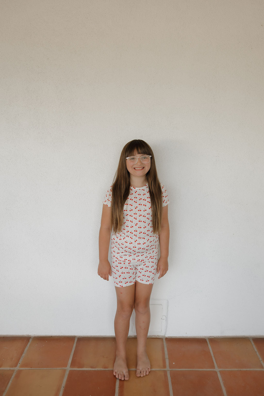 Bamboo Short Set | Sweetheart Cherries