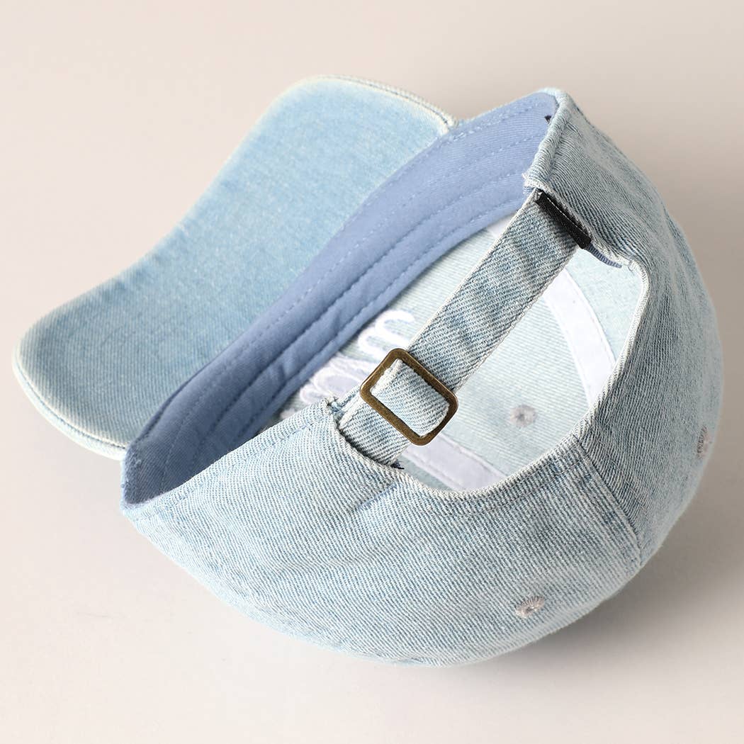 Mini Text Match with Dad and Mom Embroidery Cap