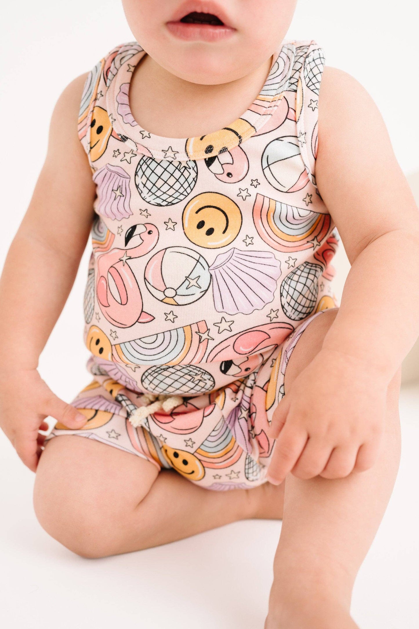 Pink Beach Babe Summer Tank Set