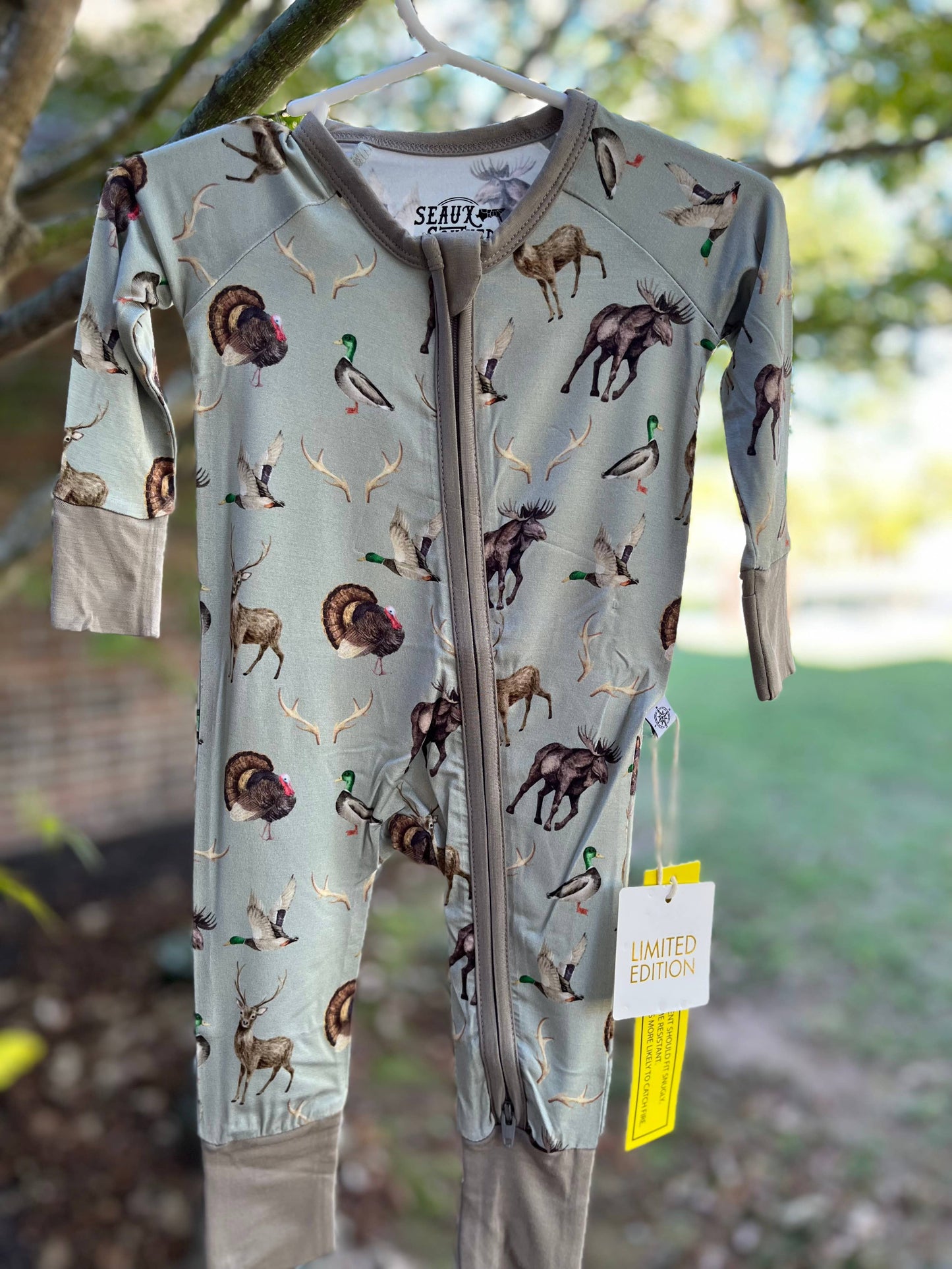 Boys Clothing Bamboo Hunting Deer