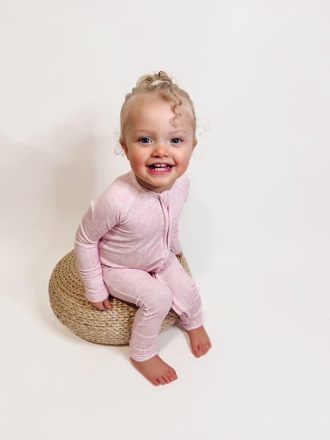 BOWS | ZIP ROMPER