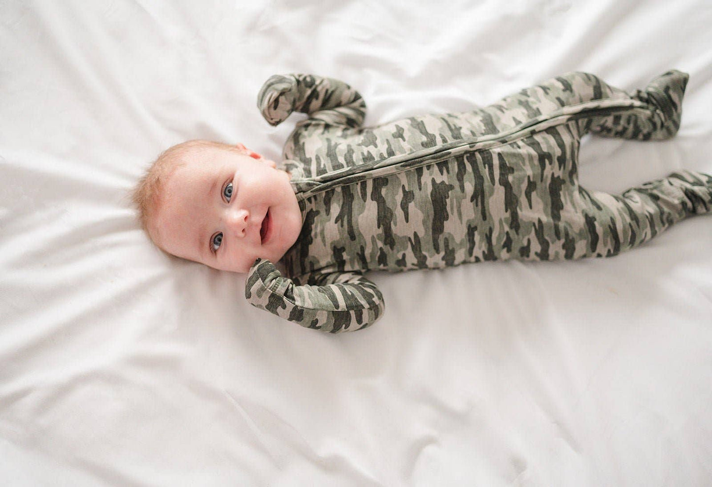 Camo Zipper Romper