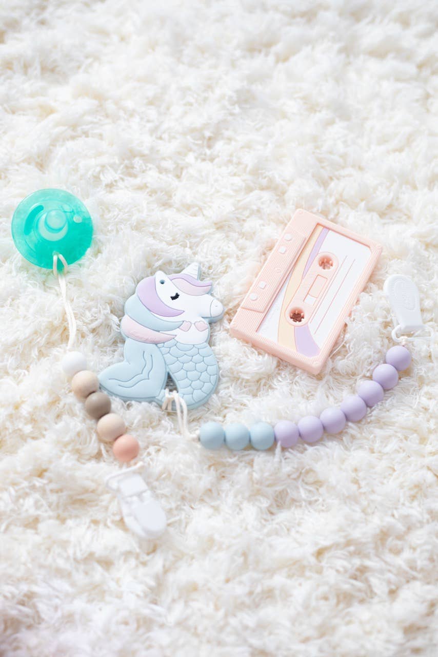 Cassette Tape Teether - Pink