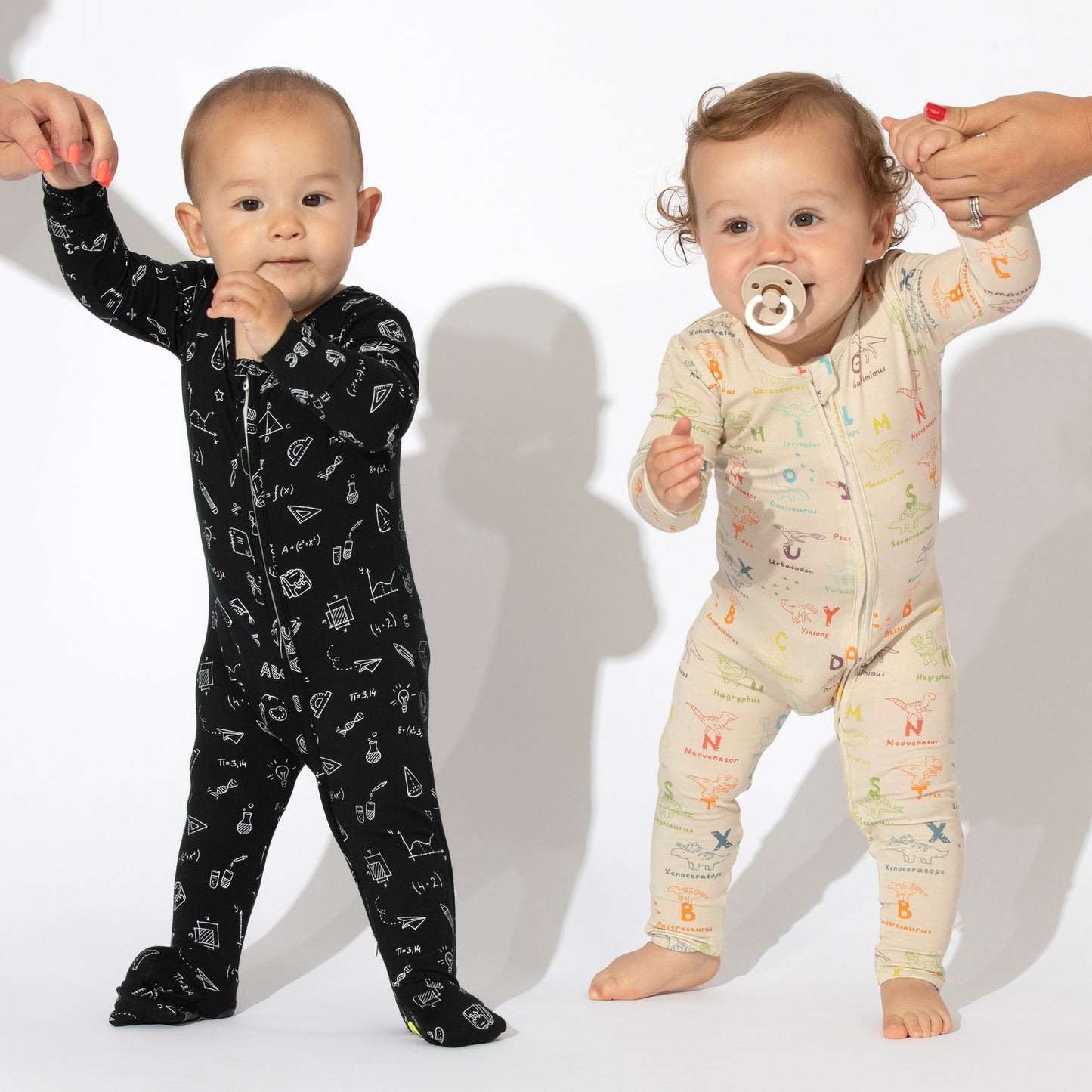 Dino ABC Bamboo Convertible Footie