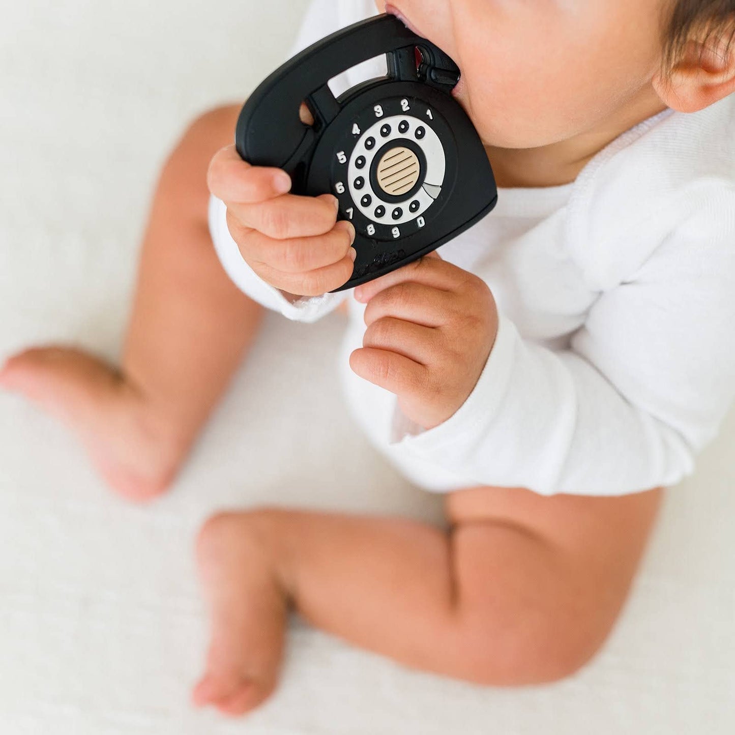 Rotary Dial Phone Teether - Rose