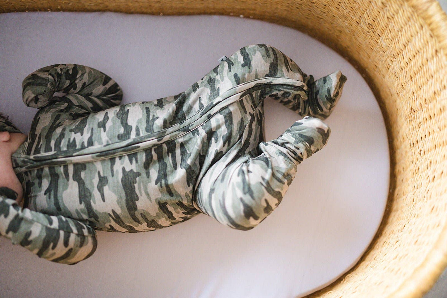 Camo Zipper Romper