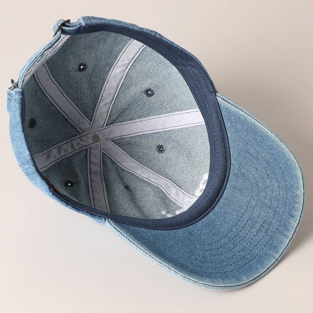 Mini Text Match with Dad and Mom Embroidery Cap