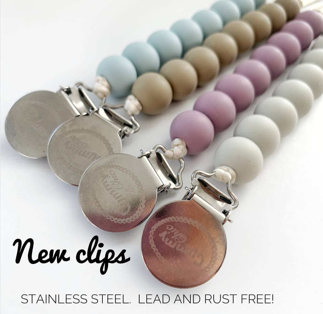Sienna Pacifier Clip - Silicone pacifier clip