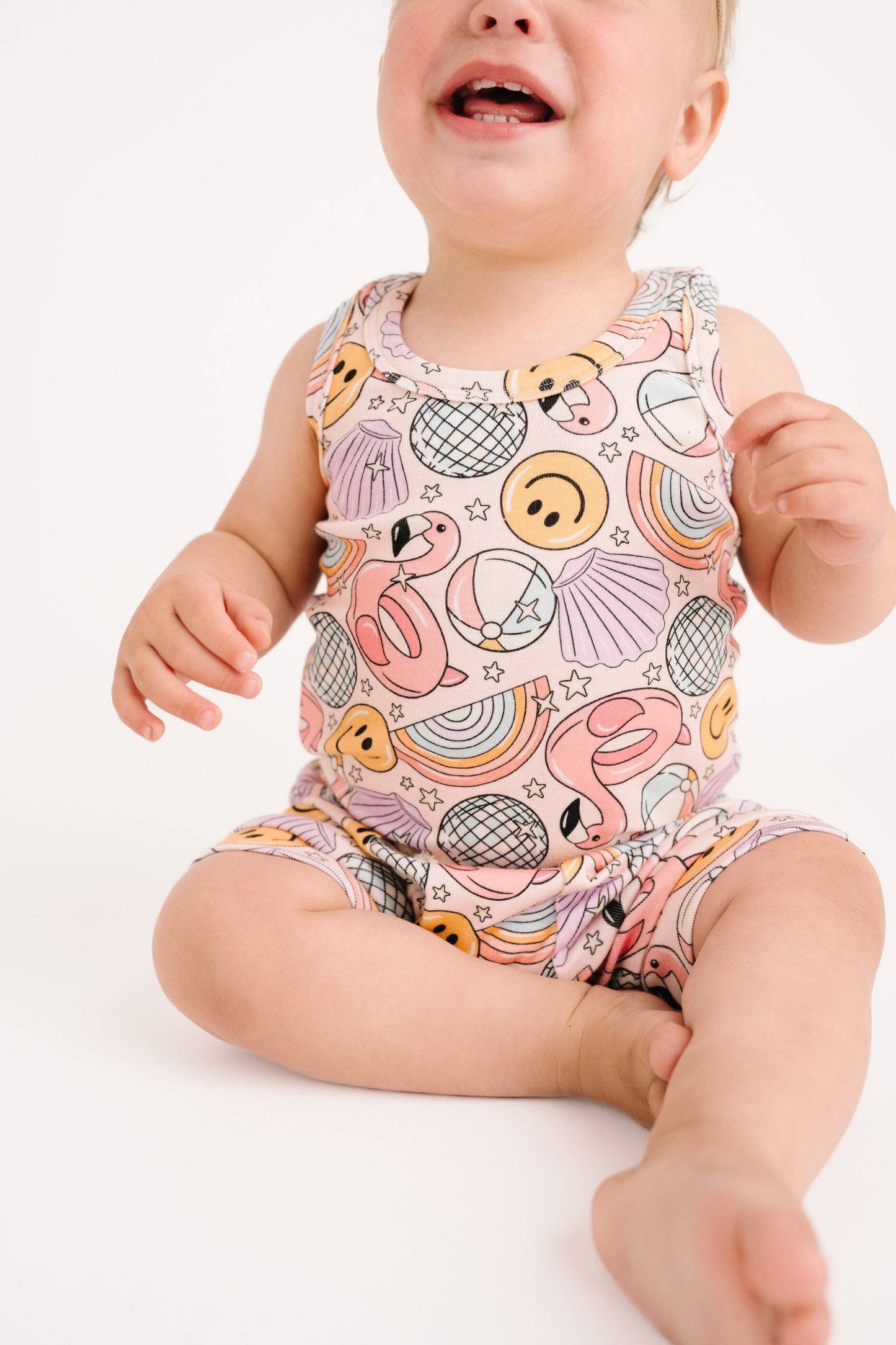 Pink Beach Babe Summer Tank Set