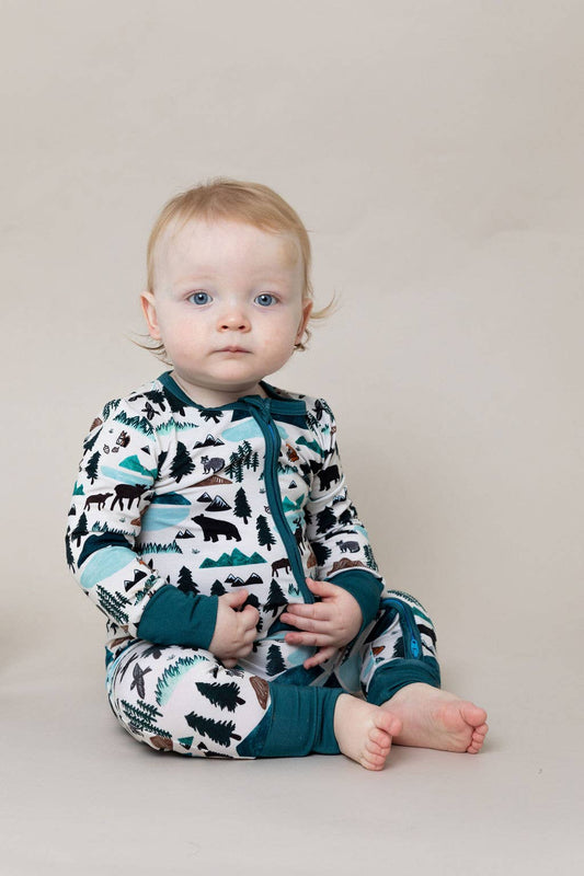 Baby Bamboo Pajamas - Bamboo Sleeper  - Into The Wild