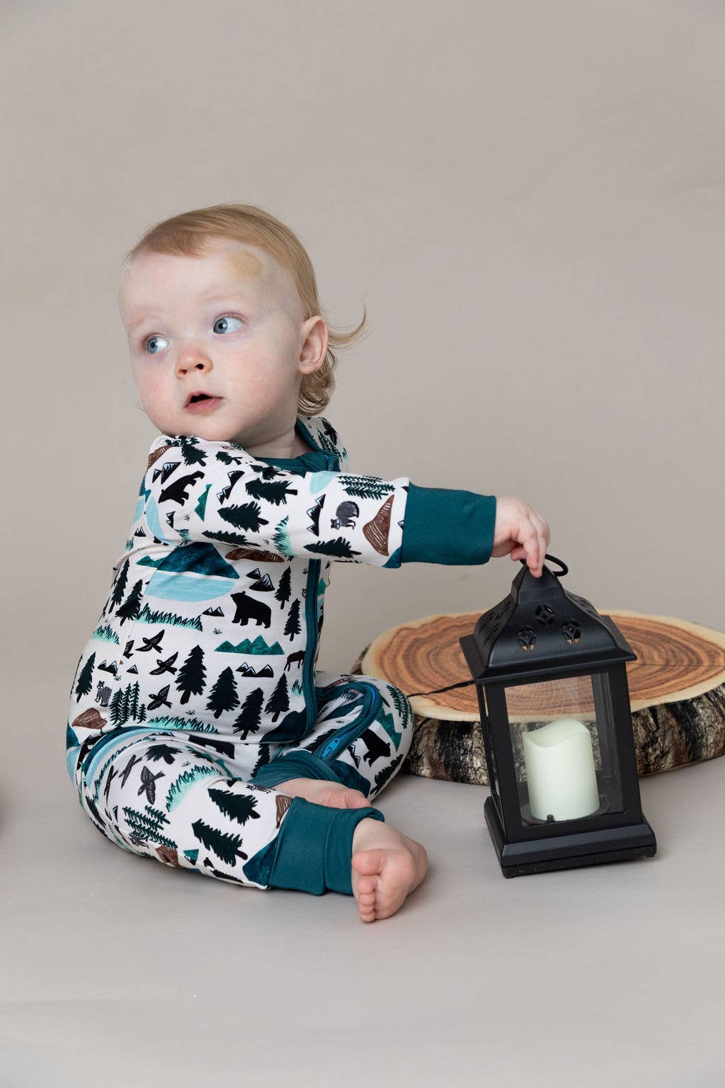 Baby Bamboo Pajamas - Bamboo Sleeper  - Into The Wild