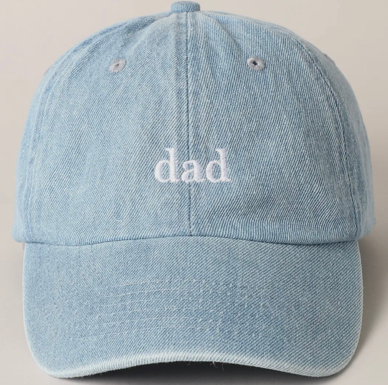 Mini Text Match with Dad and Mom Embroidery Cap