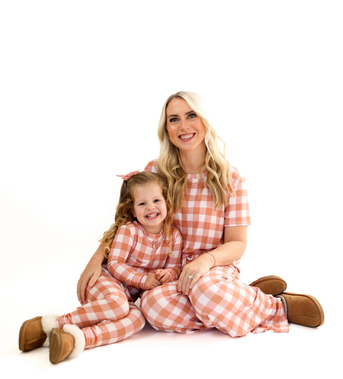 SLATE GINGHAM | ADULT SET