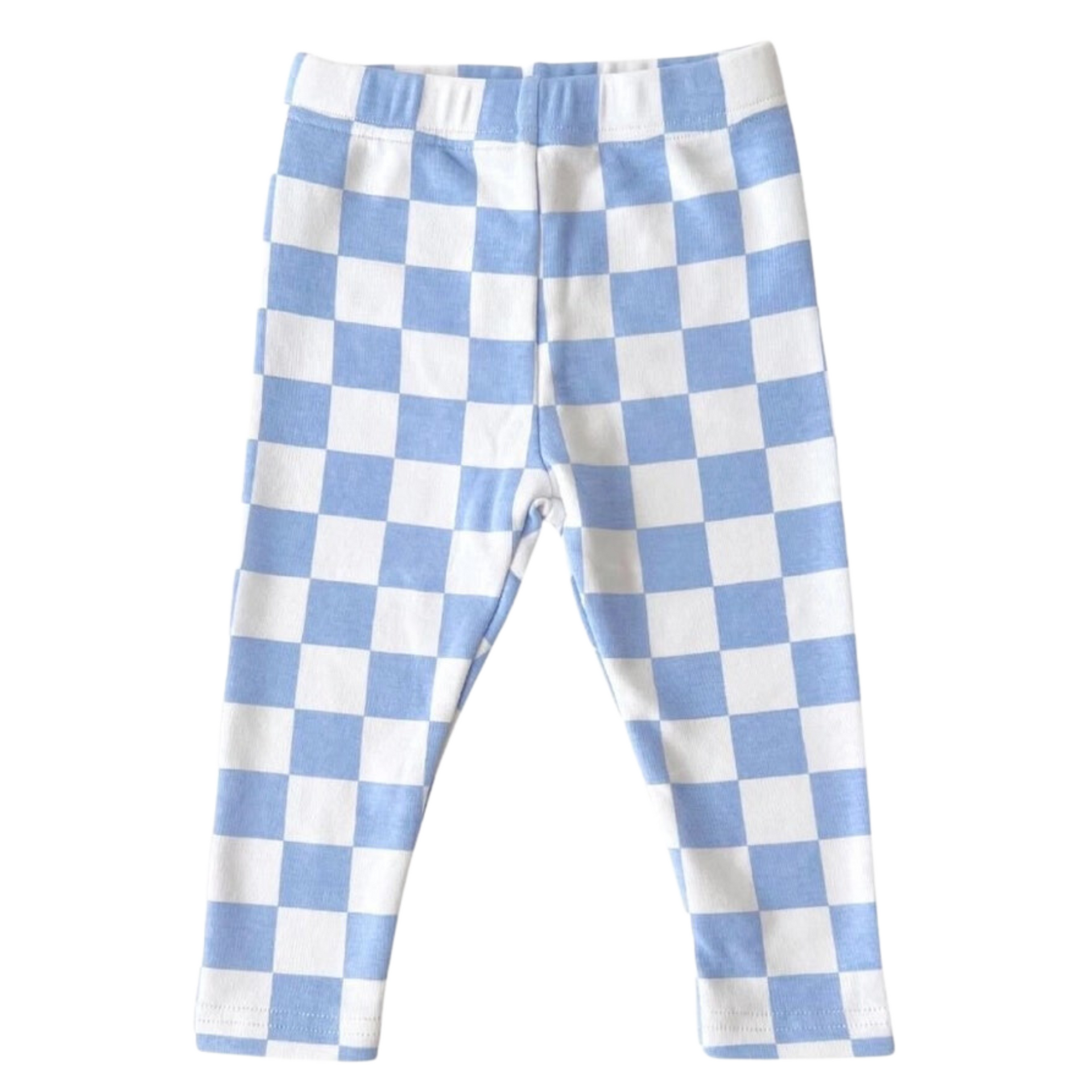 Blue Checkered Leggings – Sunside