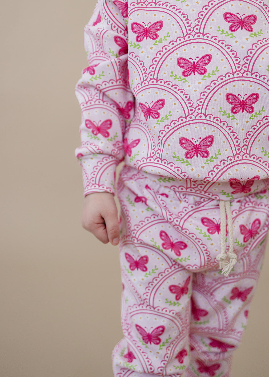 Jogger Set | Pink Butterfly