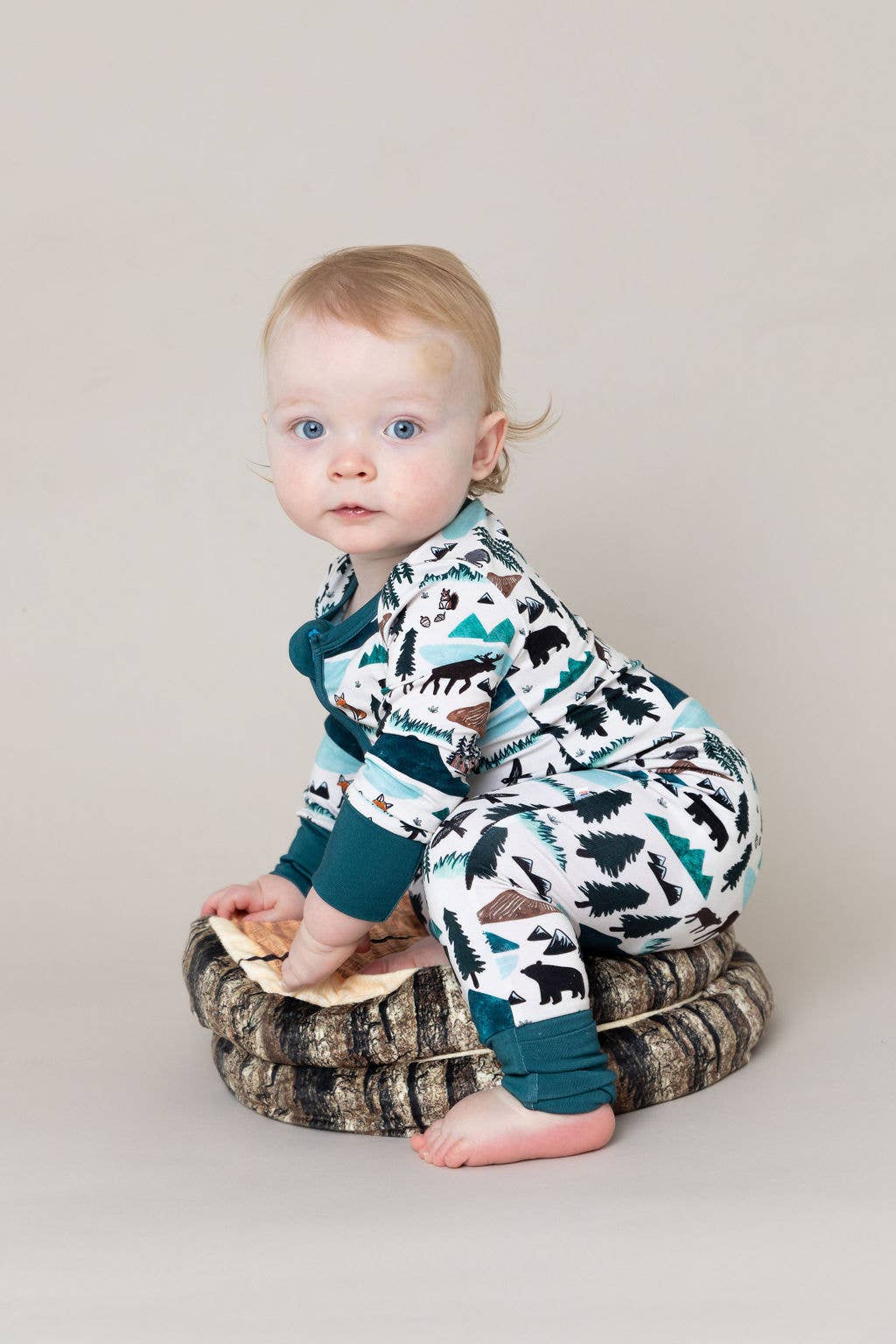 Baby Bamboo Pajamas - Bamboo Sleeper  - Into The Wild